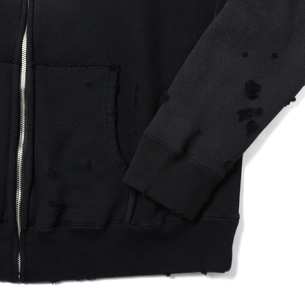 Deconstructed Zipped Sweat