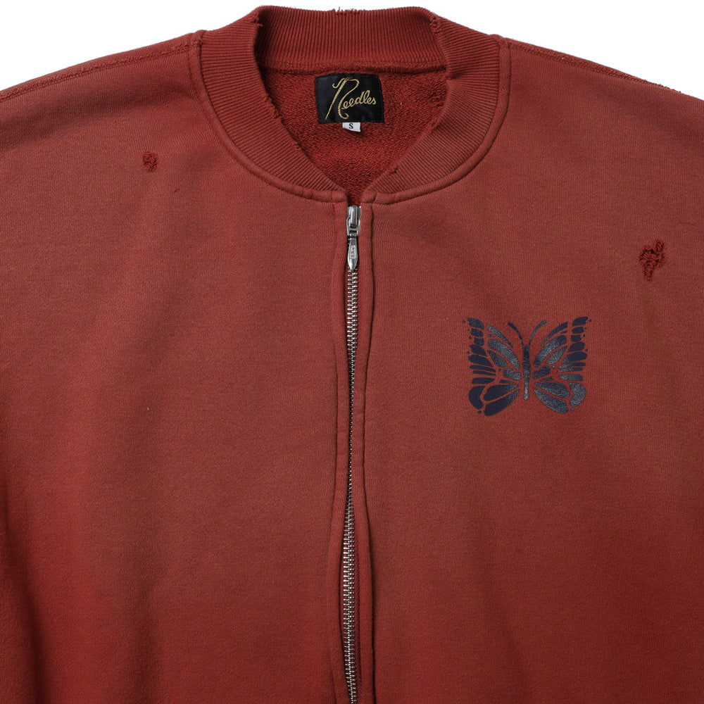 Deconstructed Zipped Sweat