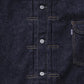 #023 LV T-BACK DENIM JACKET BLEACH ONE-WASHED
