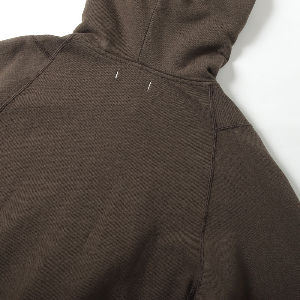 DWELLER FULL ZIP HOODY COTTON SWEAT