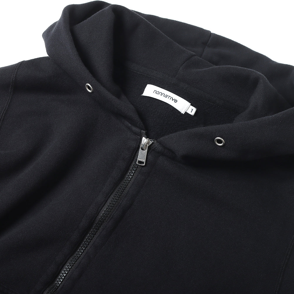DWELLER FULL ZIP HOODY COTTON SWEAT