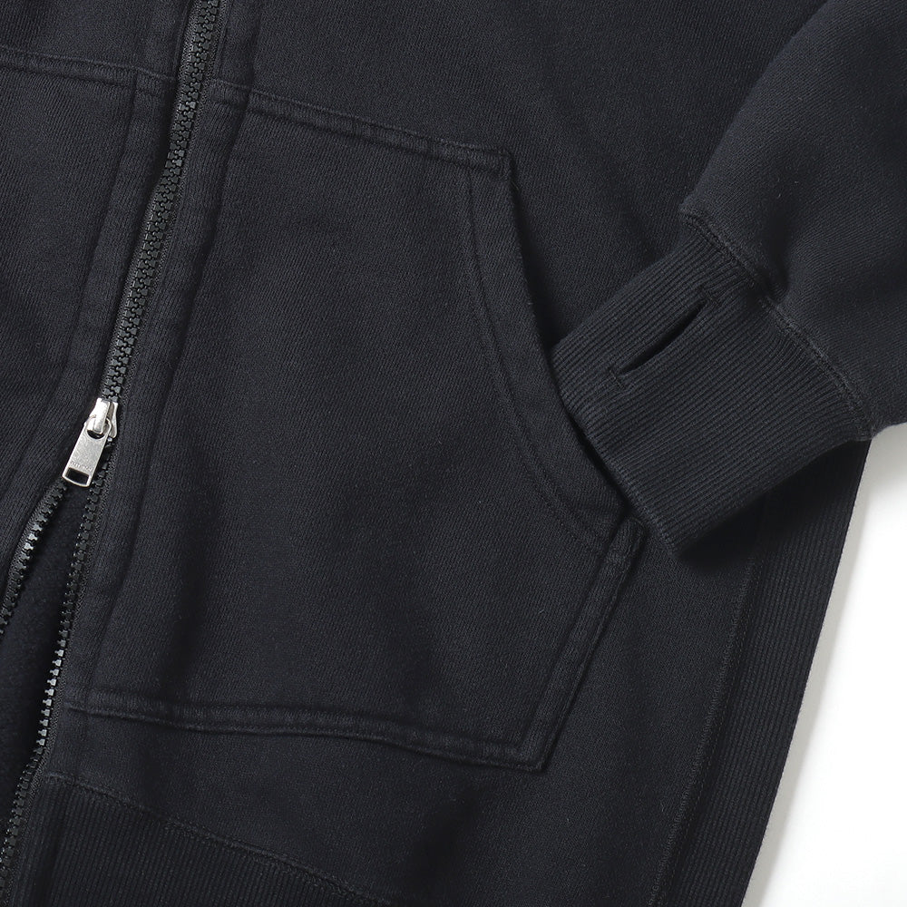 DWELLER FULL ZIP HOODY COTTON SWEAT