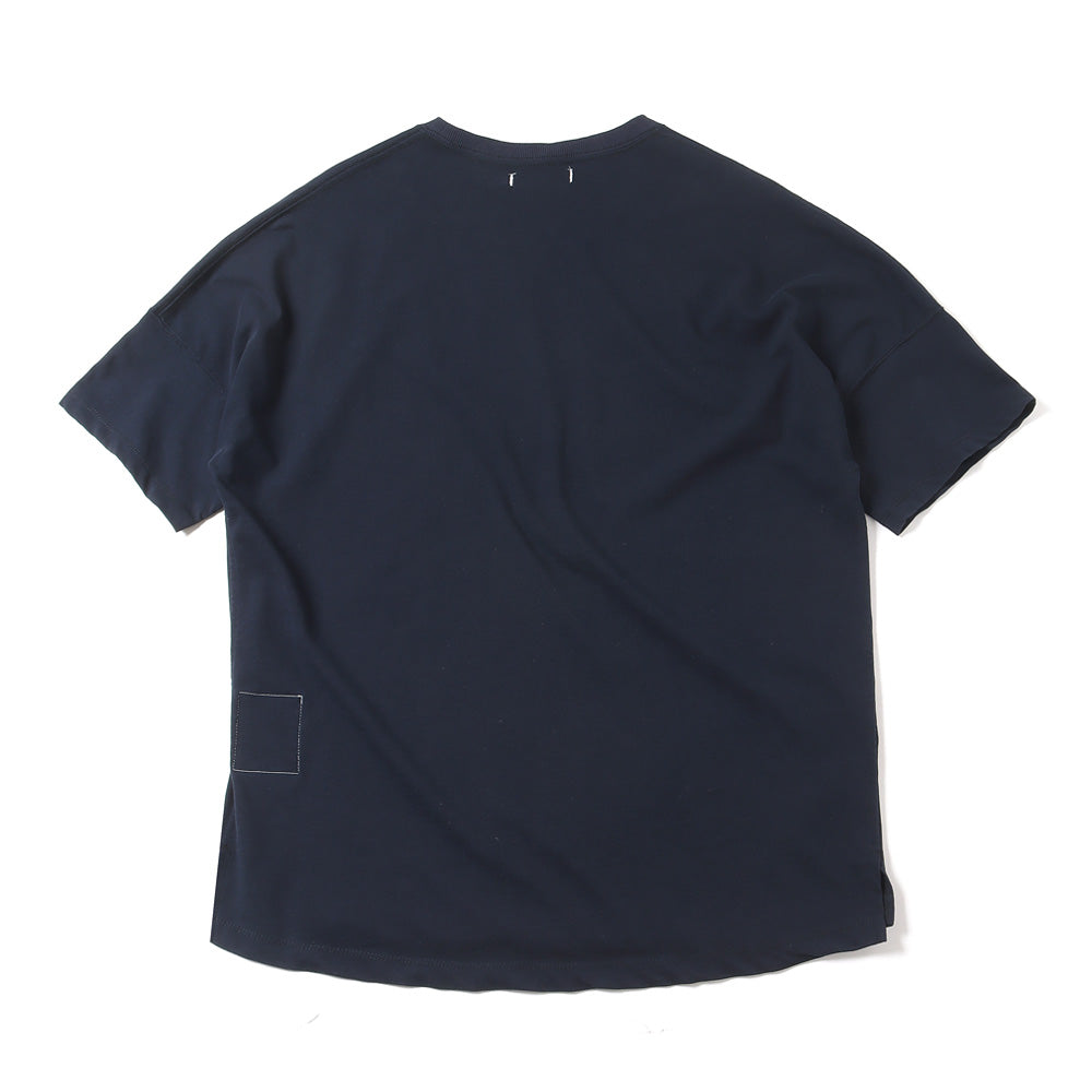 CLERK S/S T-NECK TEE COTTON JERSEY