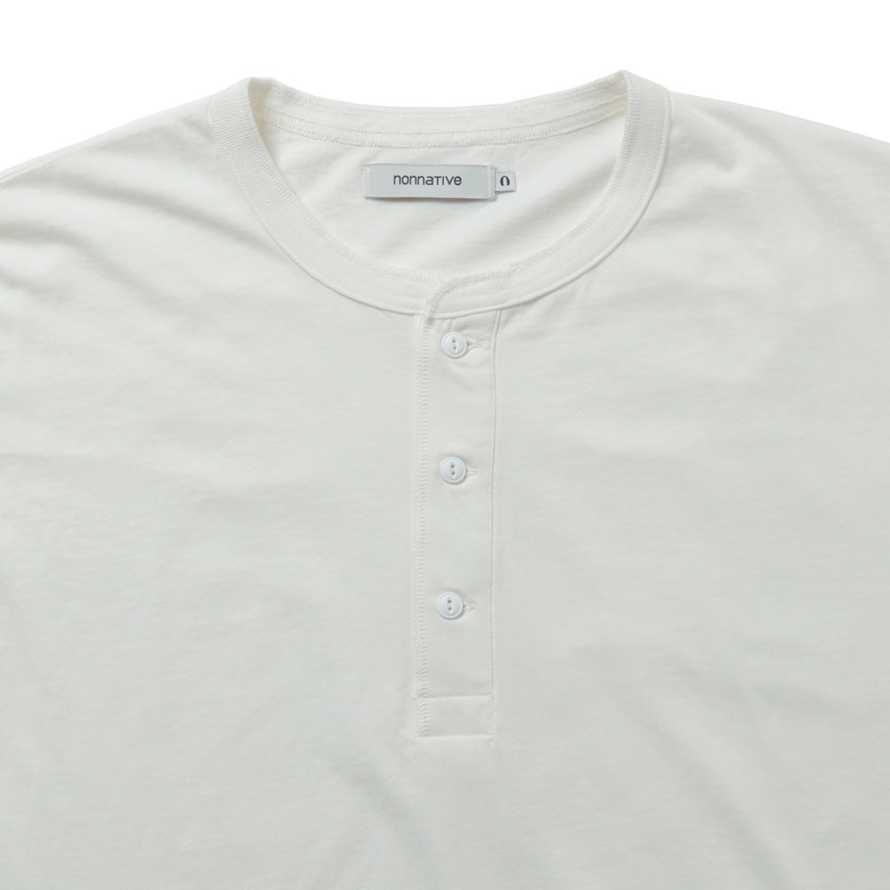 TROOPER L/S HENRY NECK TEE COTTON JERSEY