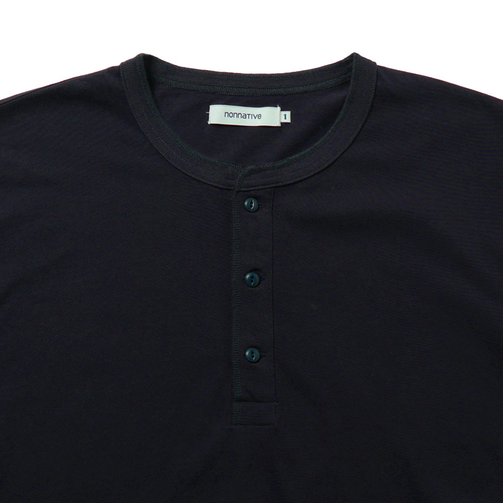 TROOPER L/S HENRY NECK TEE COTTON JERSEY