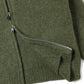 HIKER HIGH NECK ZIP BLOUSON WOOL BOUCLE KNIT