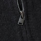 HIKER HIGH NECK ZIP BLOUSON WOOL BOUCLE KNIT