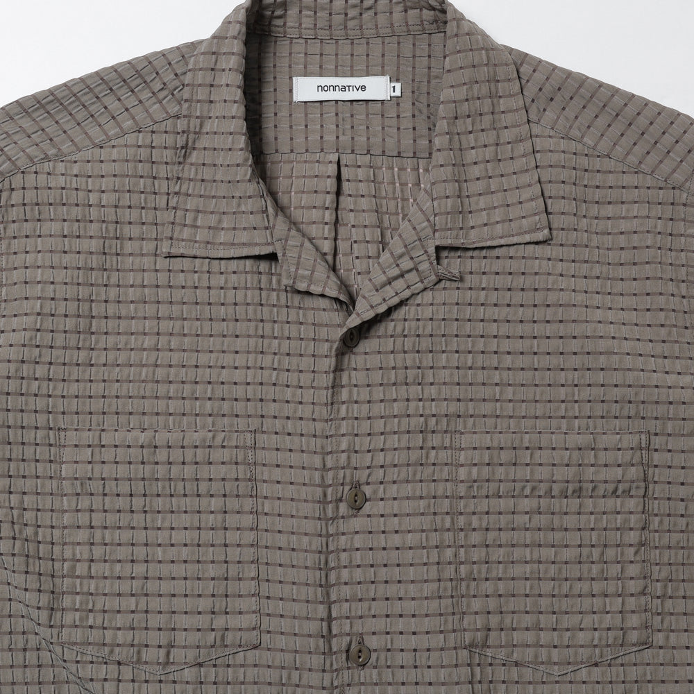 nonnative (ノンネイティブ) VOYAGER L/S SHIRT R/P/N DOBBY CHECK NN