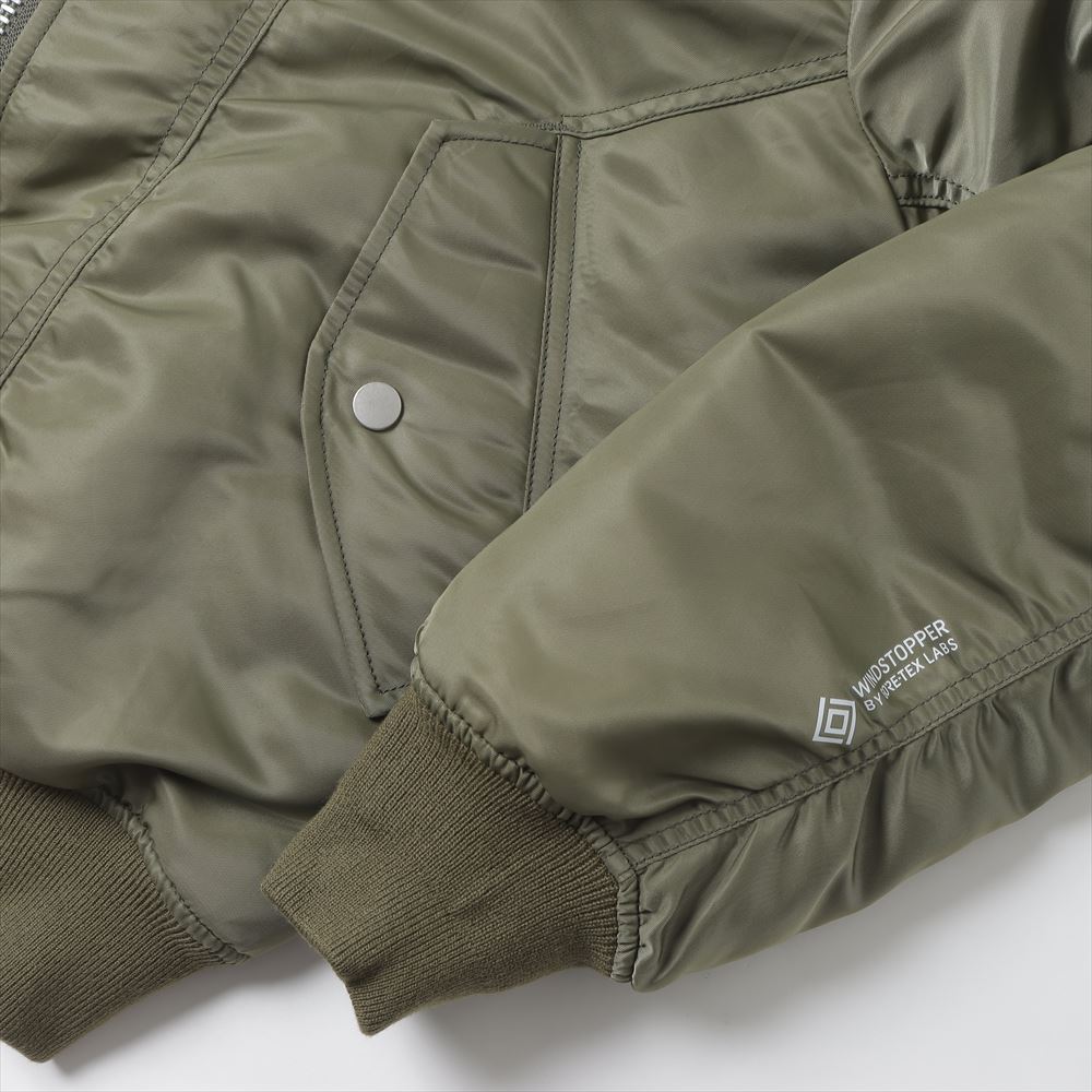 TROOPER PUFF BLOUSON NYLON TWILL WITH GORE-TEX WINDSTOPPER