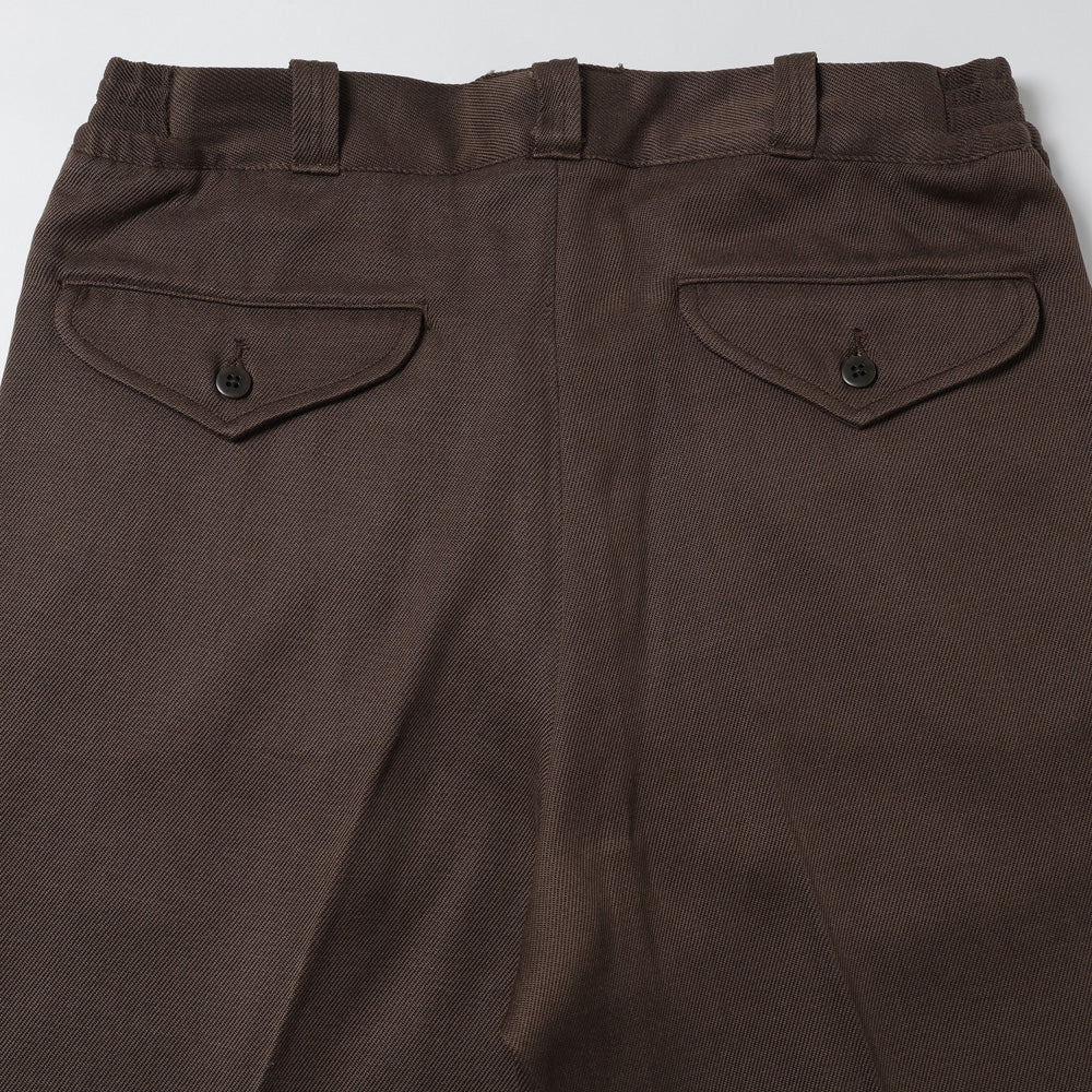 FRONT TUCK ARMY TROUSER