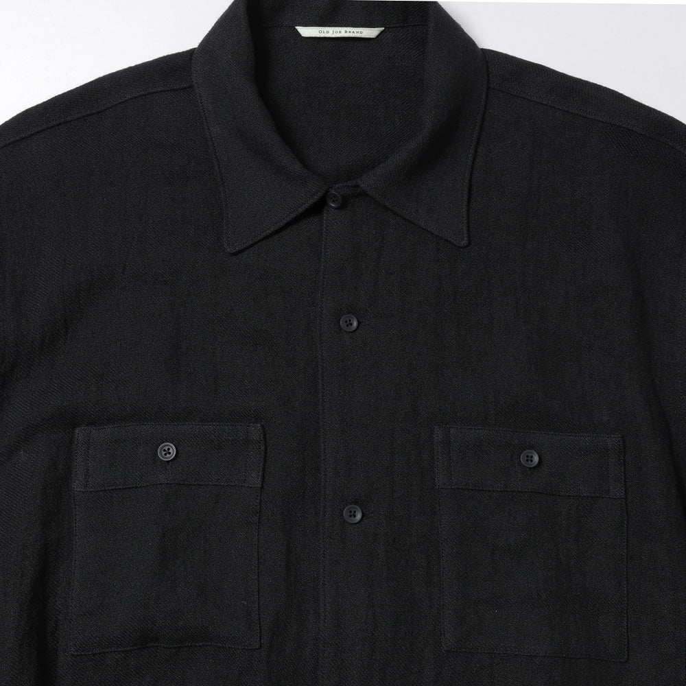 GATHERED WAIST MARLBORO SHIRTS (Long-sleeve)