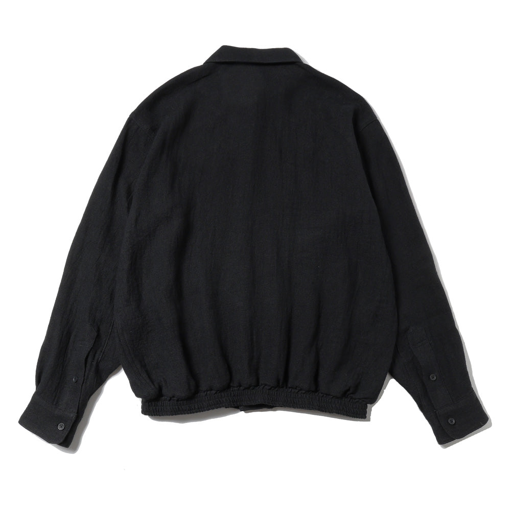 GATHERED WAIST MARLBORO SHIRTS (Long-sleeve)