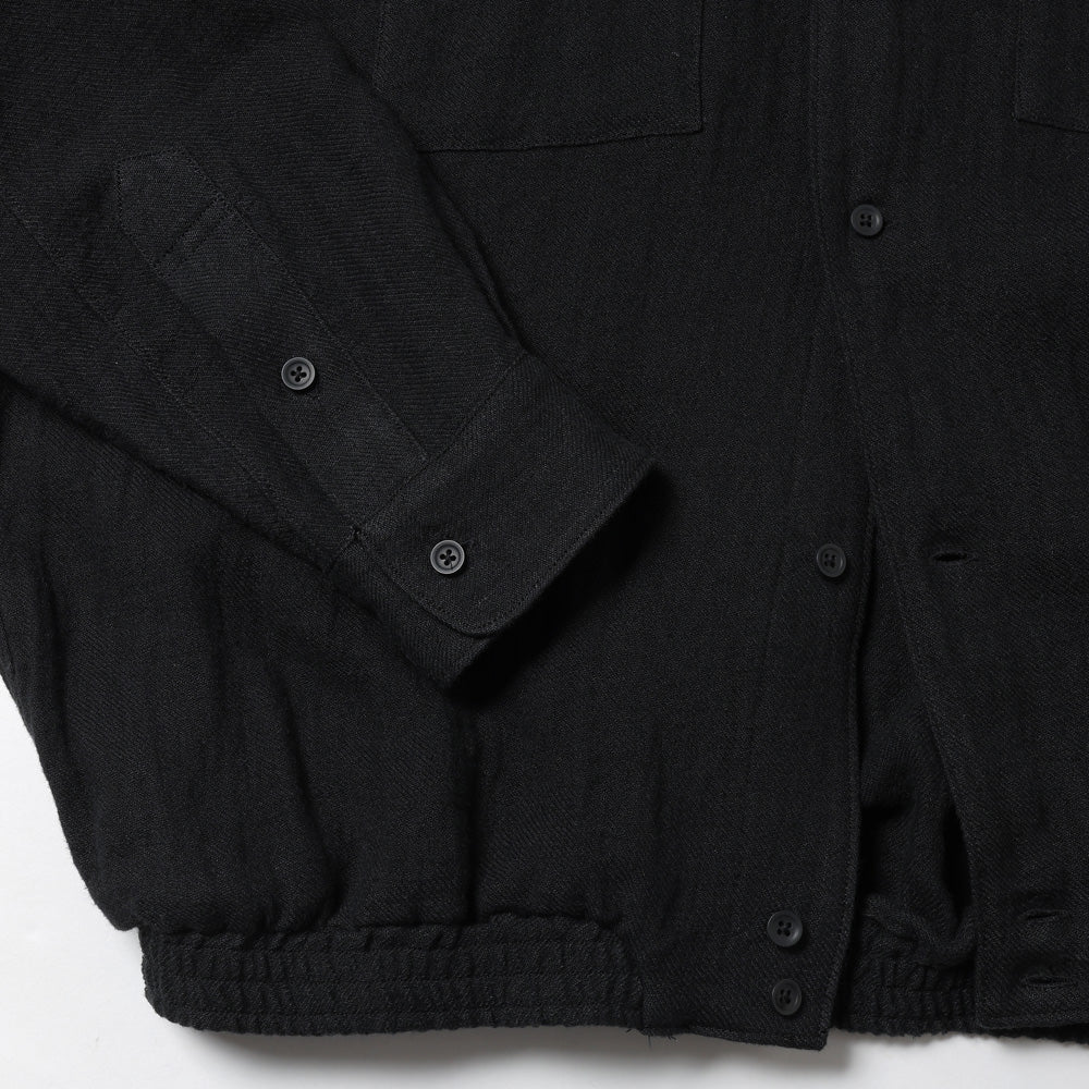 GATHERED WAIST MARLBORO SHIRTS (Long-sleeve)