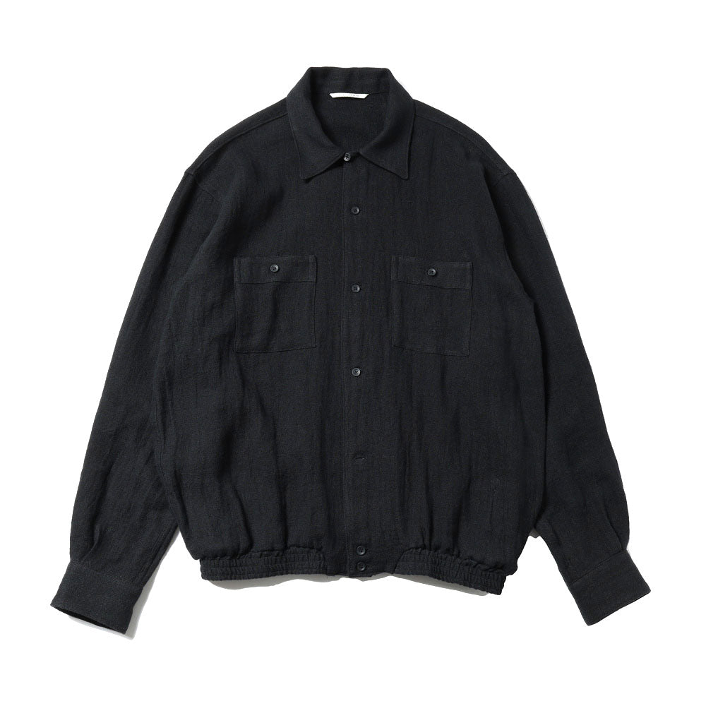 GATHERED WAIST MARLBORO SHIRTS (Long-sleeve)