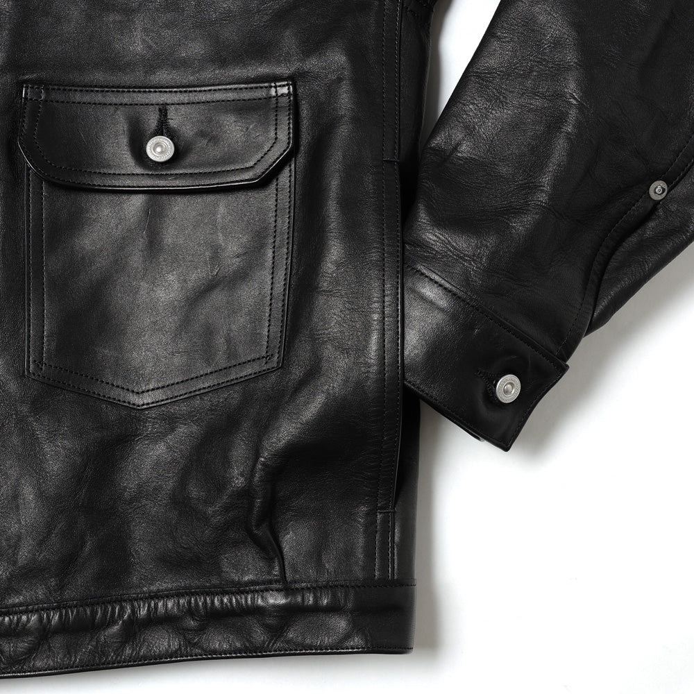 PATINA HORSEHIDE RIVETED JACKET pre-order ends Aug 30