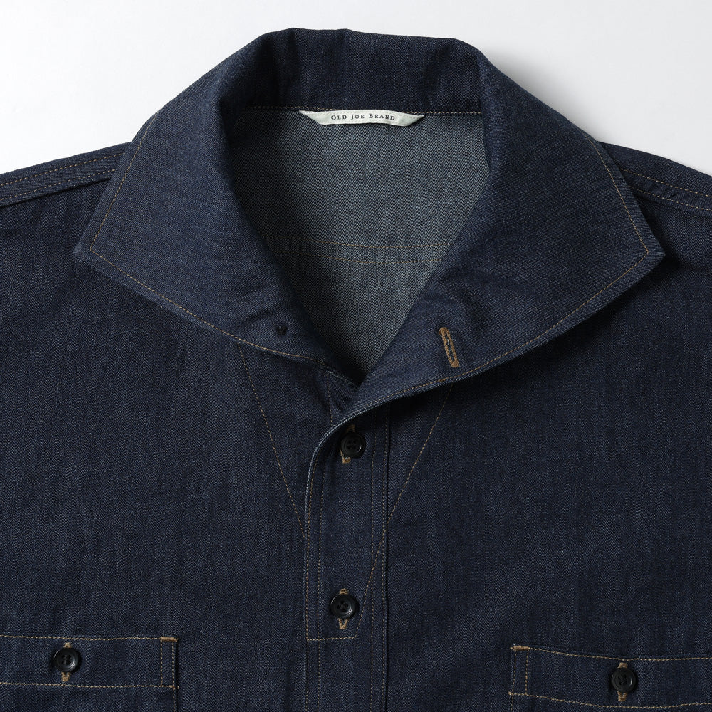 CAMP COLLAR MARINE SHIRTS (Long-Sleeve)