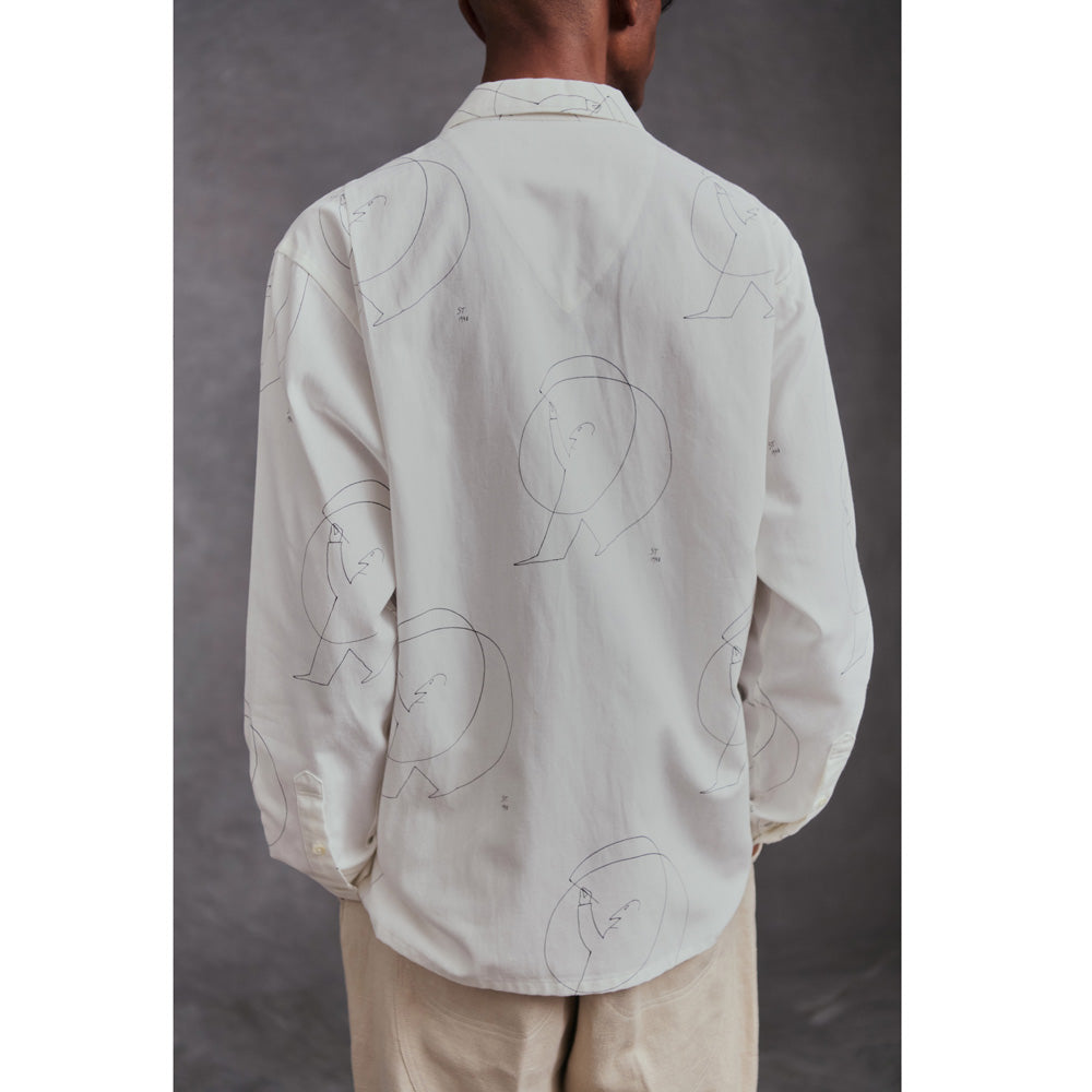 OPEN COLLAR SHIRTS (Saul Steinberg)