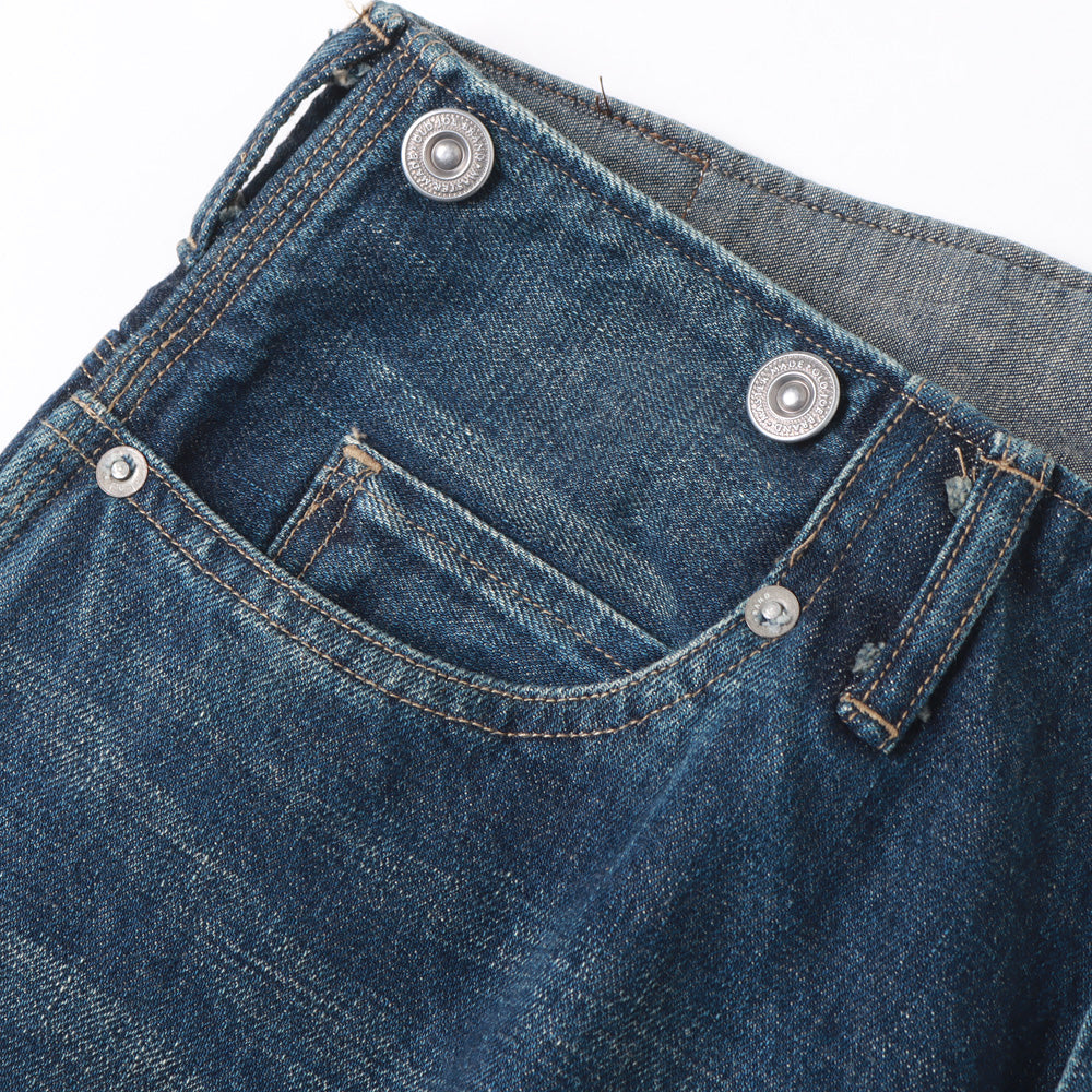 BELTLESS WAIST JEAN TROUSER 990 (FADE INDIGO)