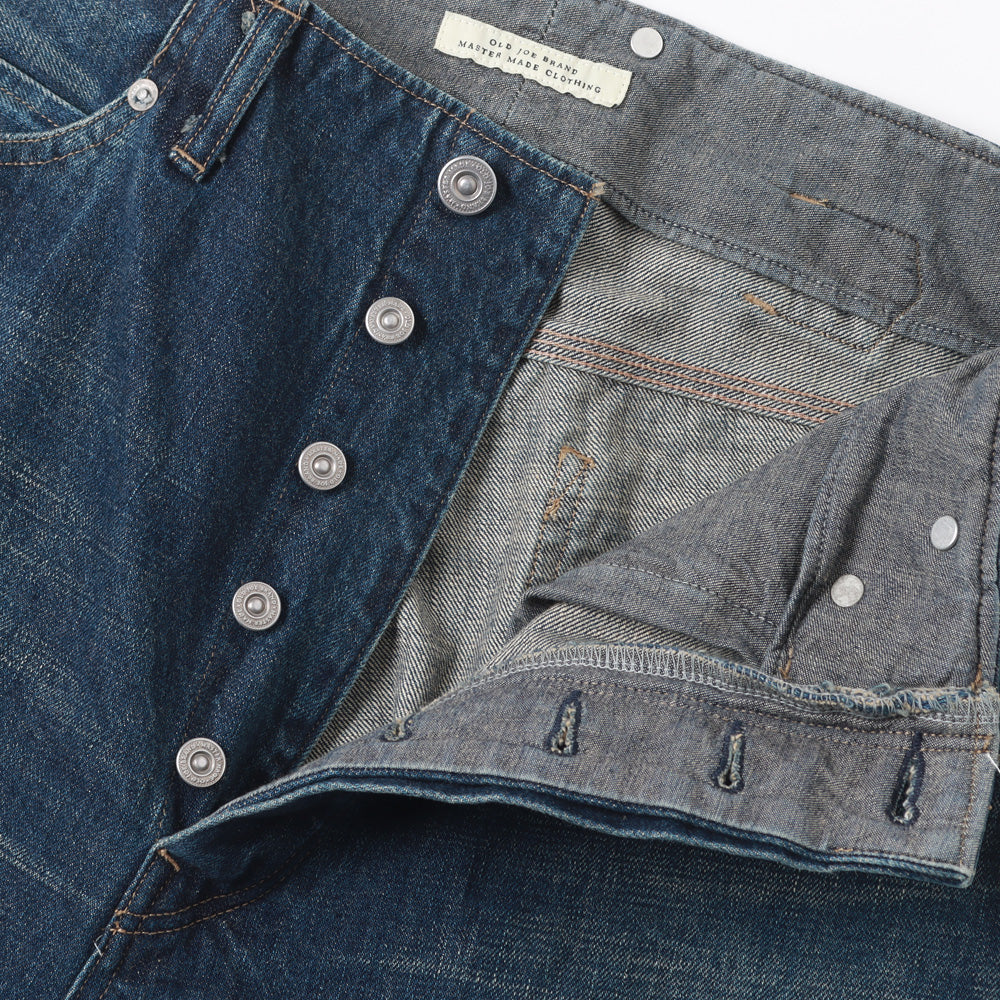 BELTLESS WAIST JEAN TROUSER 990 (FADE INDIGO)