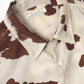 ORIGINAL PRINTED OPEN COLLAR SHIRTS (COW) Long-sleeve