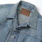 RIVETED ONE POCKET JEAN JACKET (FADE INDIGO)