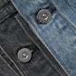 RIVETED ONE POCKET JEAN JACKET (FADE INDIGO)