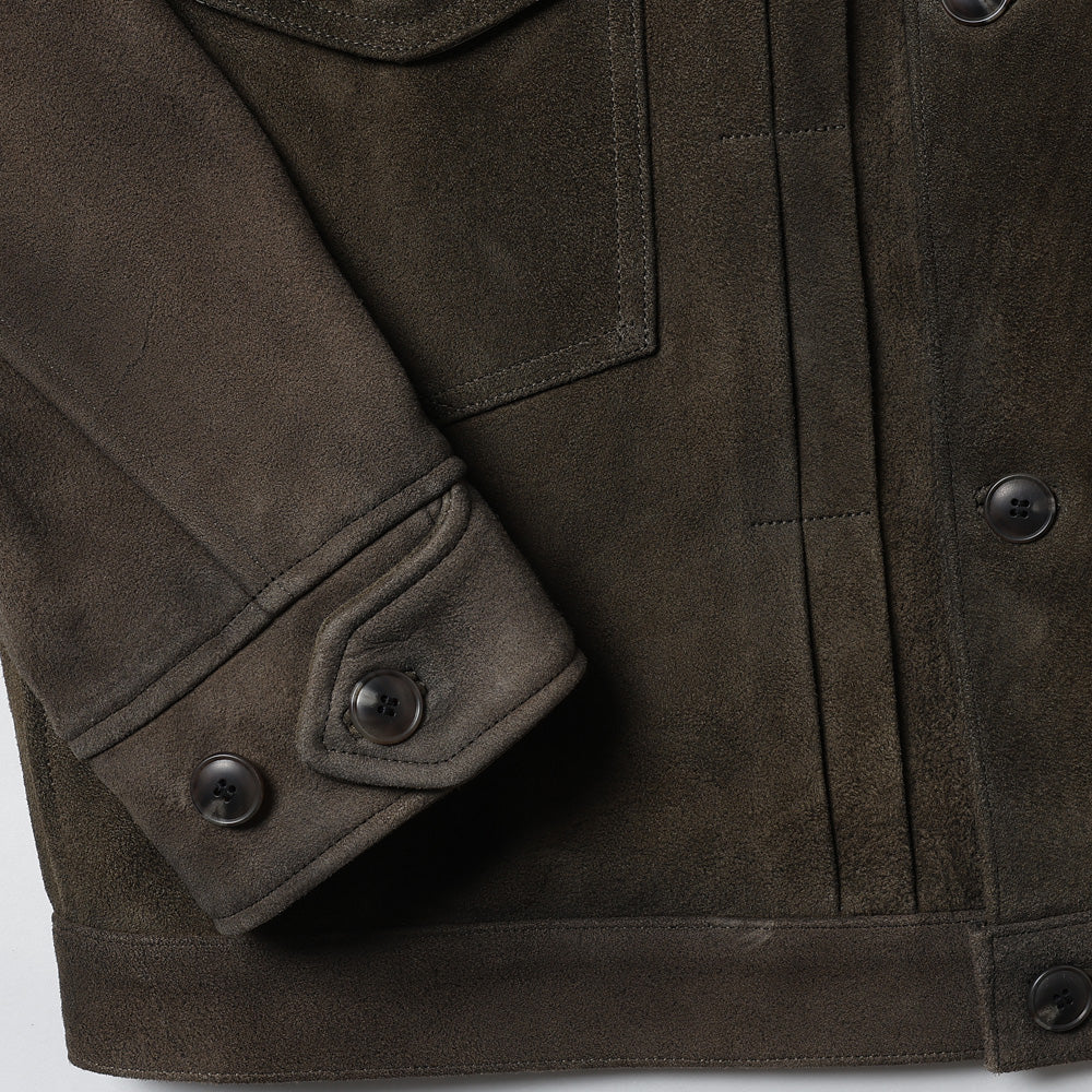 PATINA DEER-SKIN JEAN JACKET (SUEDE) before 4/26