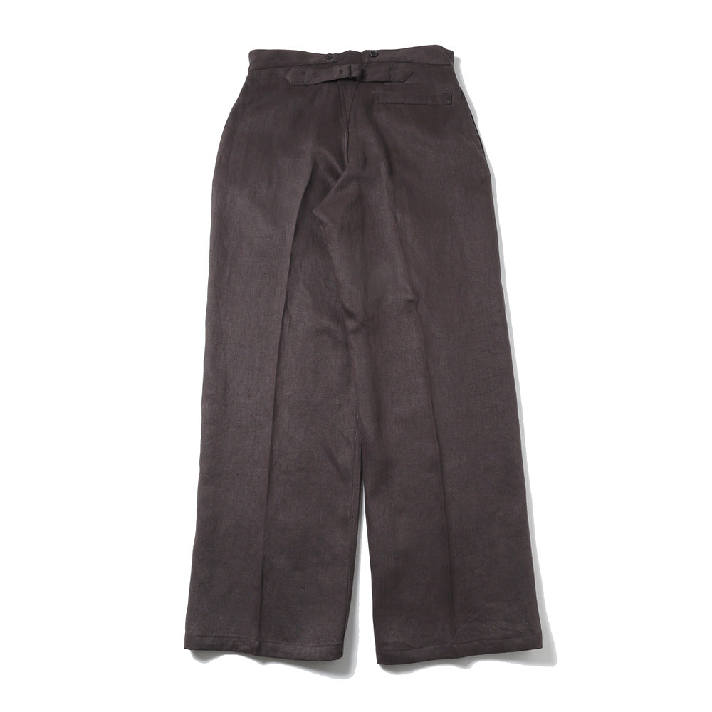 CINCH BACK WELT-POCKET TROUSER