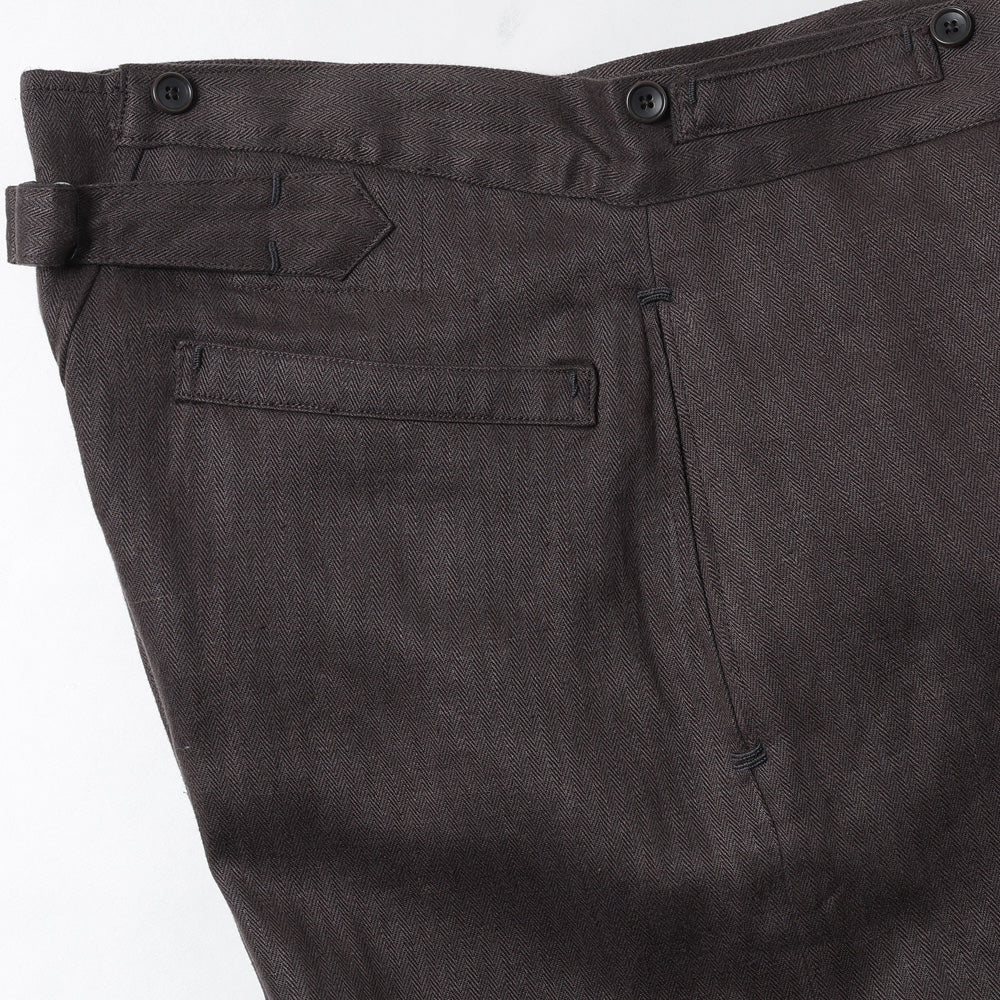 OLD JOE & CO ワークトラウザー コットンリネン ∀ 極美品 OLD JOE オールドジョー STRING WAIST WORK TROUSER 211OJ