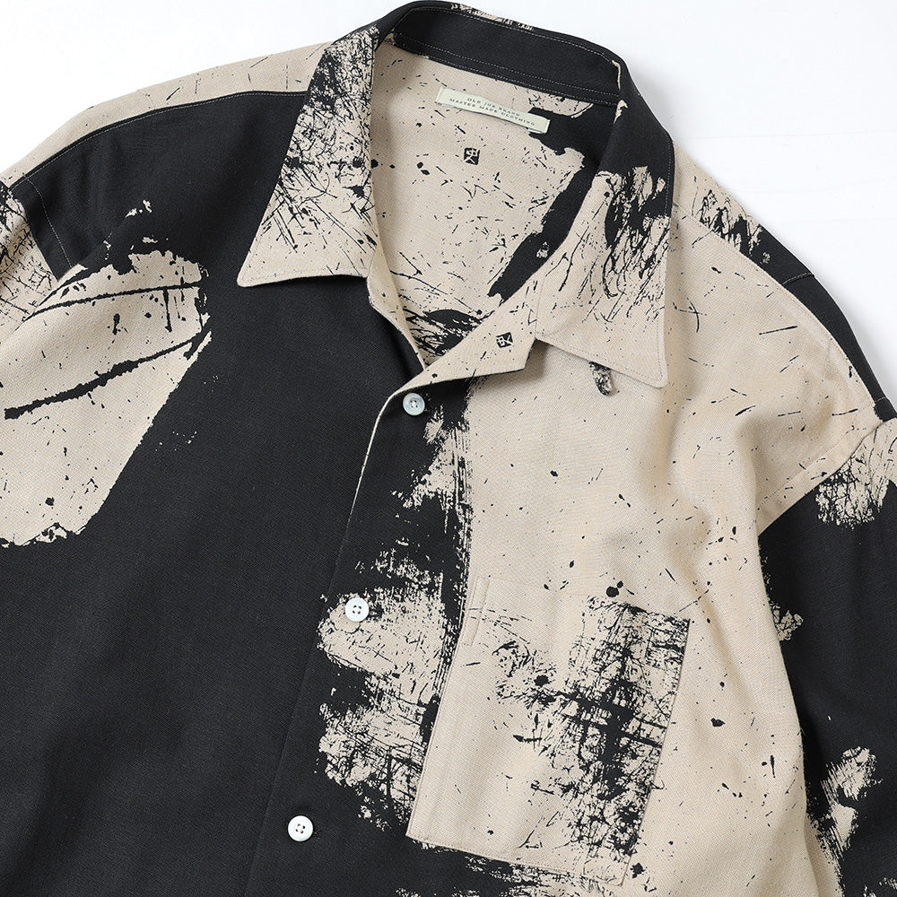 TSUJIMURA SHIRO ABSTRACT PAINT SHIRTS (Long-sleeve)