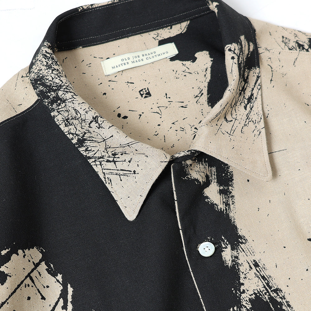 TSUJIMURA SHIRO ABSTRACT PAINT SHIRTS (Long-sleeve)