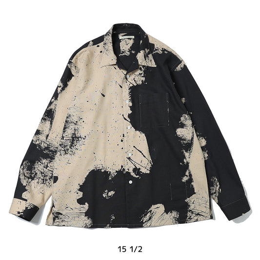 TSUJIMURA SHIRO ABSTRACT PAINT SHIRTS (Long-sleeve)