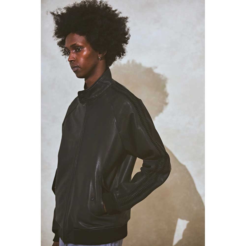 LEATHER SHARK HARRINGTON JACKET