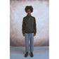 LEATHER SHARK HARRINGTON JACKET