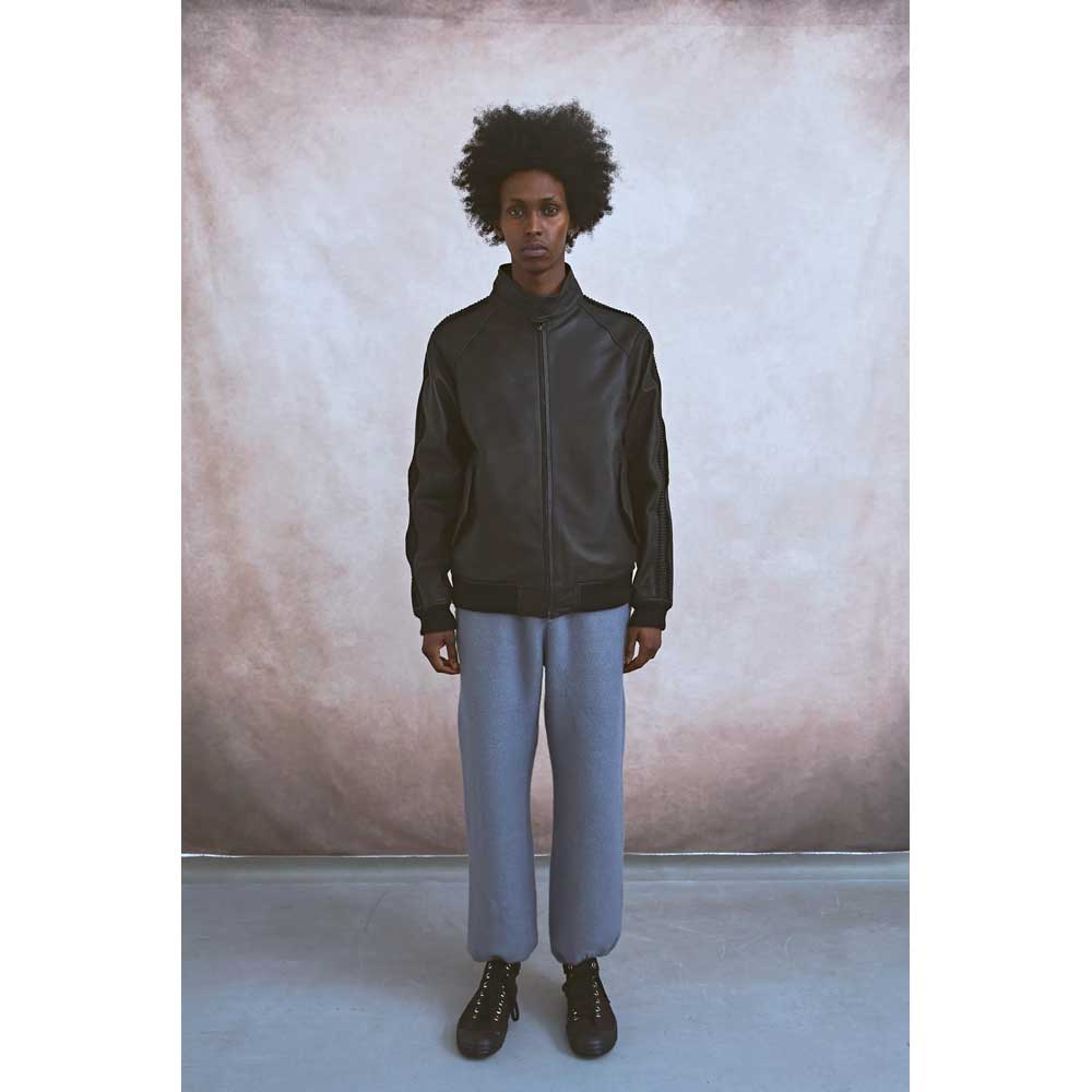 LEATHER SHARK HARRINGTON JACKET
