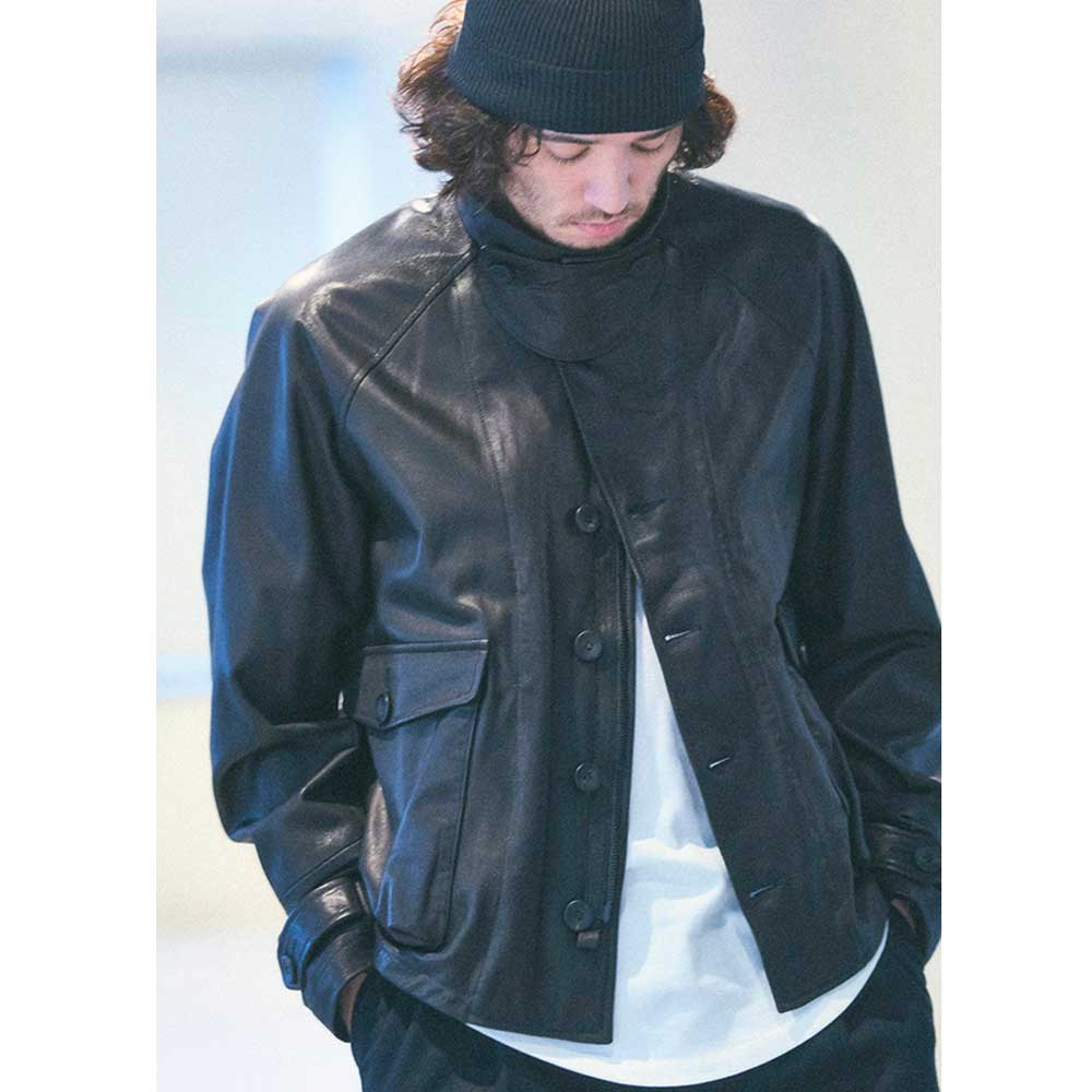 LEATHER DRIZZLER JACKET