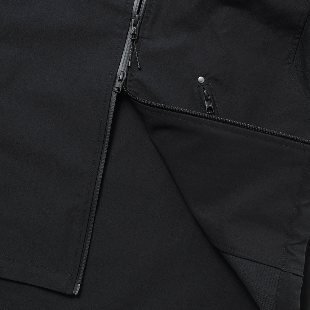 DIAGONAL TECH HOODED JACKET