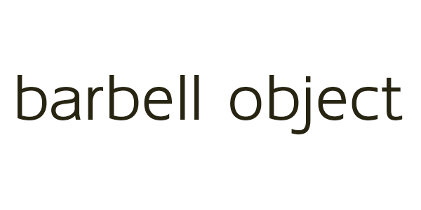 barbell object