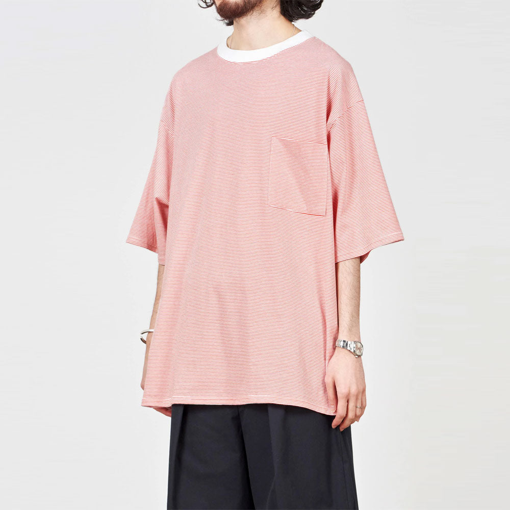 BORDER TEE S/S ORGANIC COTTON