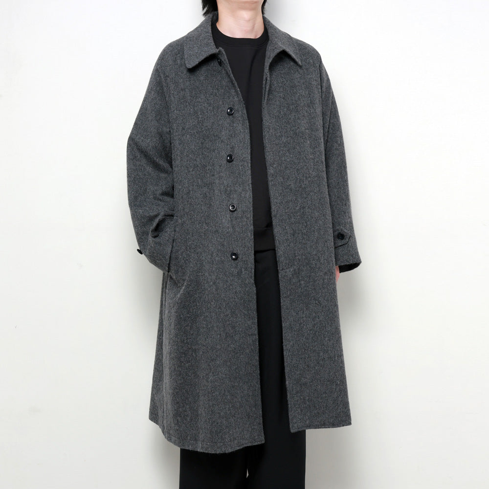 polyploid ステンカラーコート coat c ブラック POLYPLOID (ポリプロイド） LONG COAT C C-1-001-045 (C-1-001-045