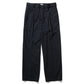 TWIST WOOL GAUZE TWO TUCKED EASY PANTS