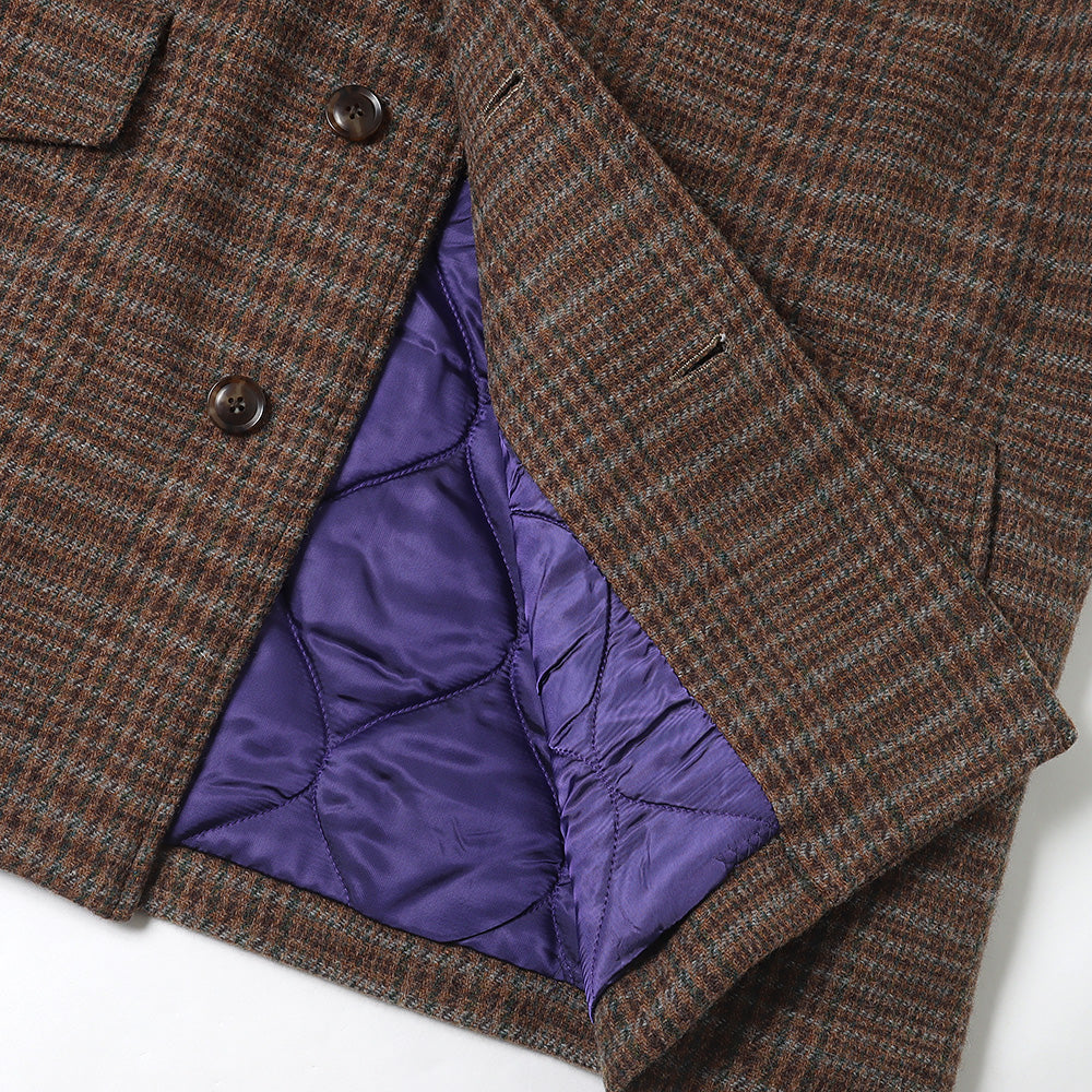 Car Coat - Wool Glen Plaid