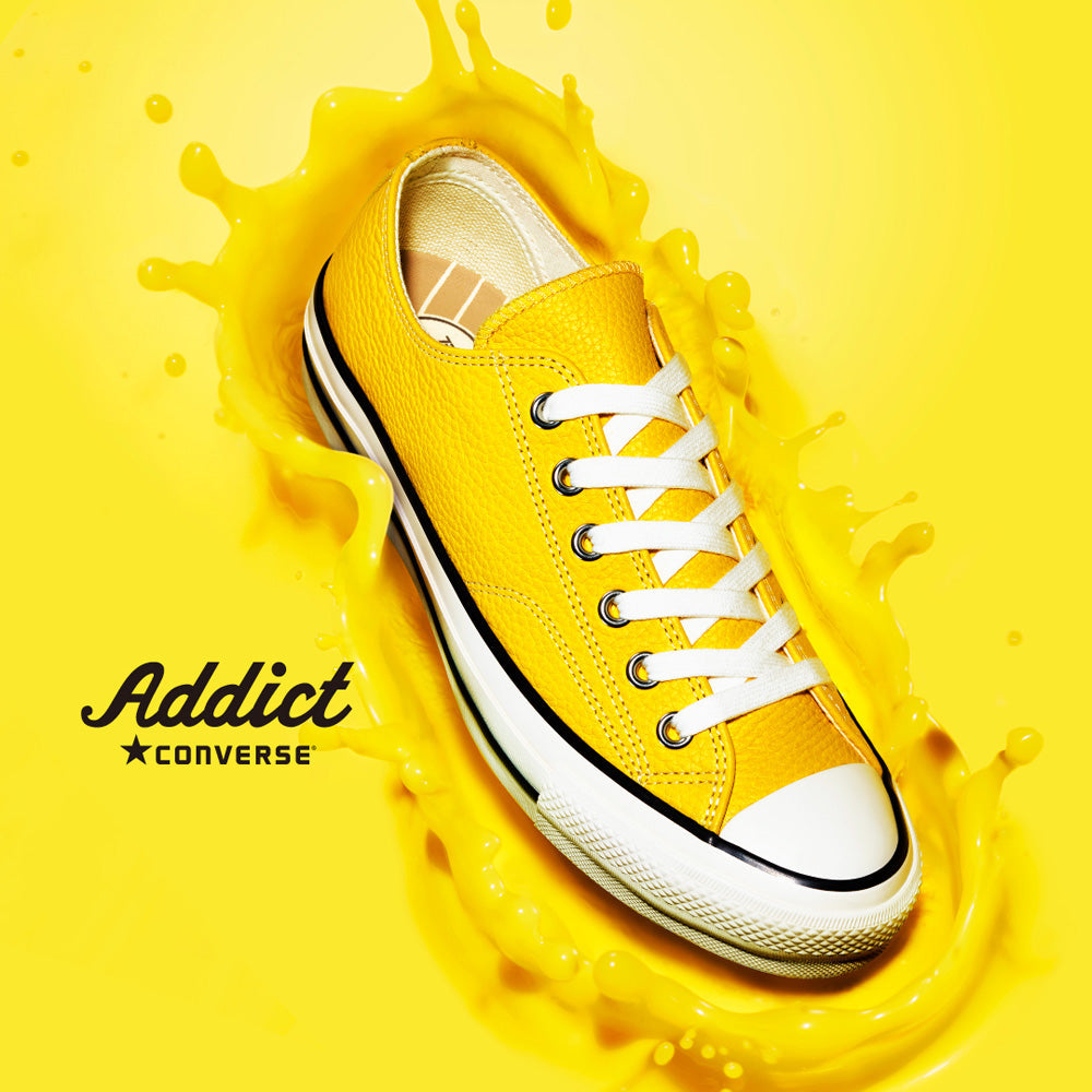 CHUCK TAYLOR LEATHER OX(YELLOW)