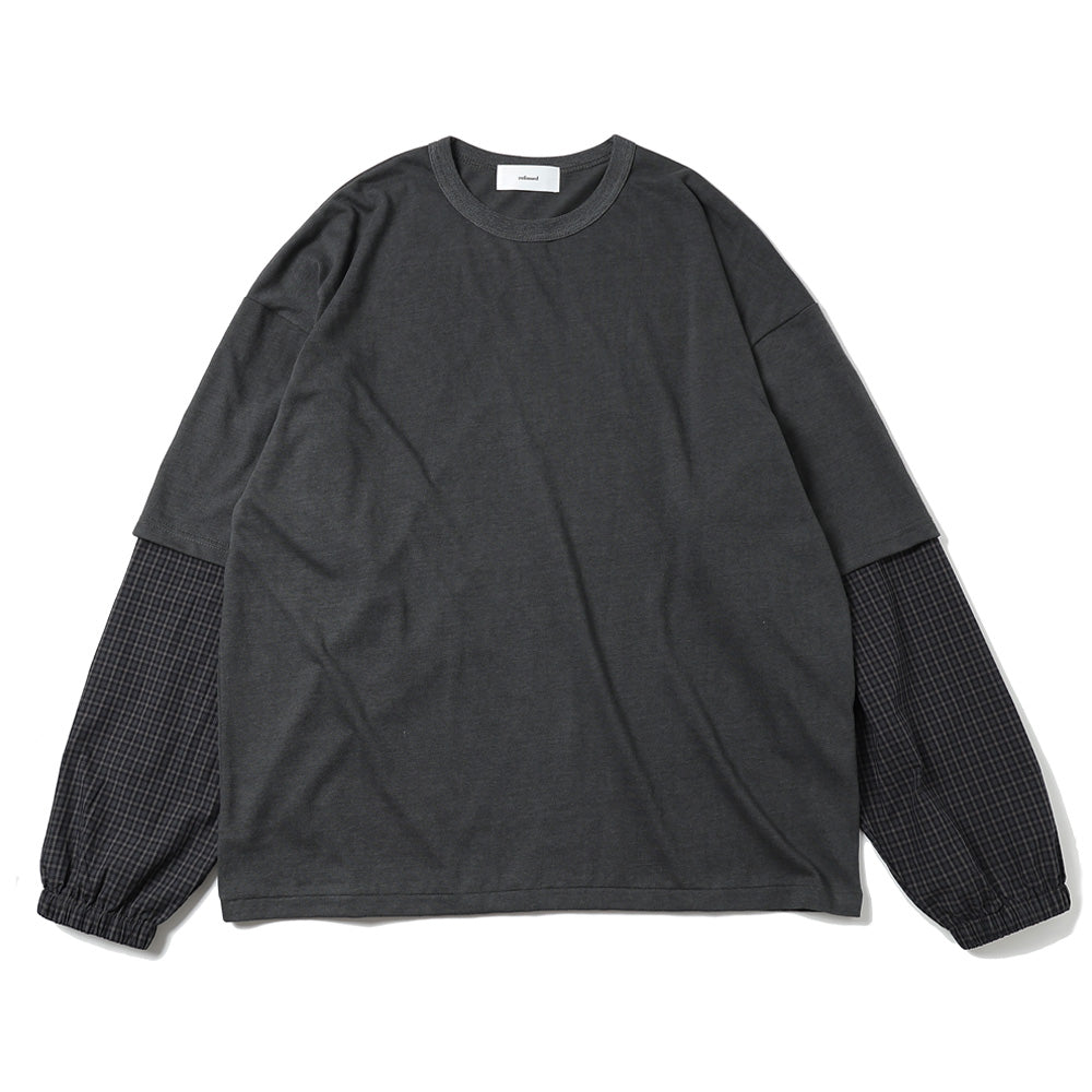 FRESH MAN LAYERED TEE CHECK