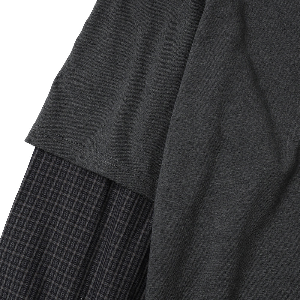 FRESH MAN LAYERED TEE CHECK