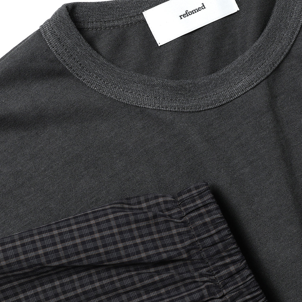 FRESH MAN LAYERED TEE CHECK