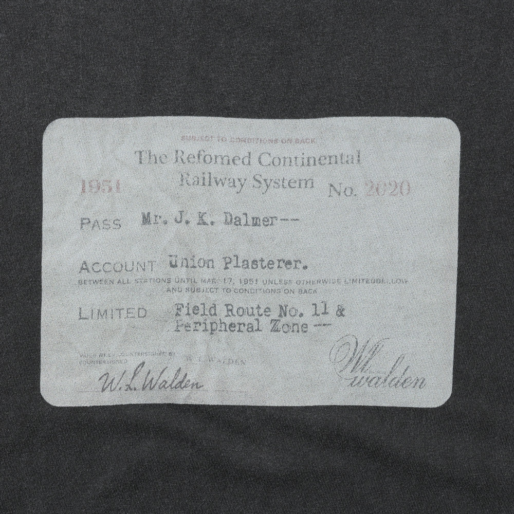 RAILWAY TICKET TEE