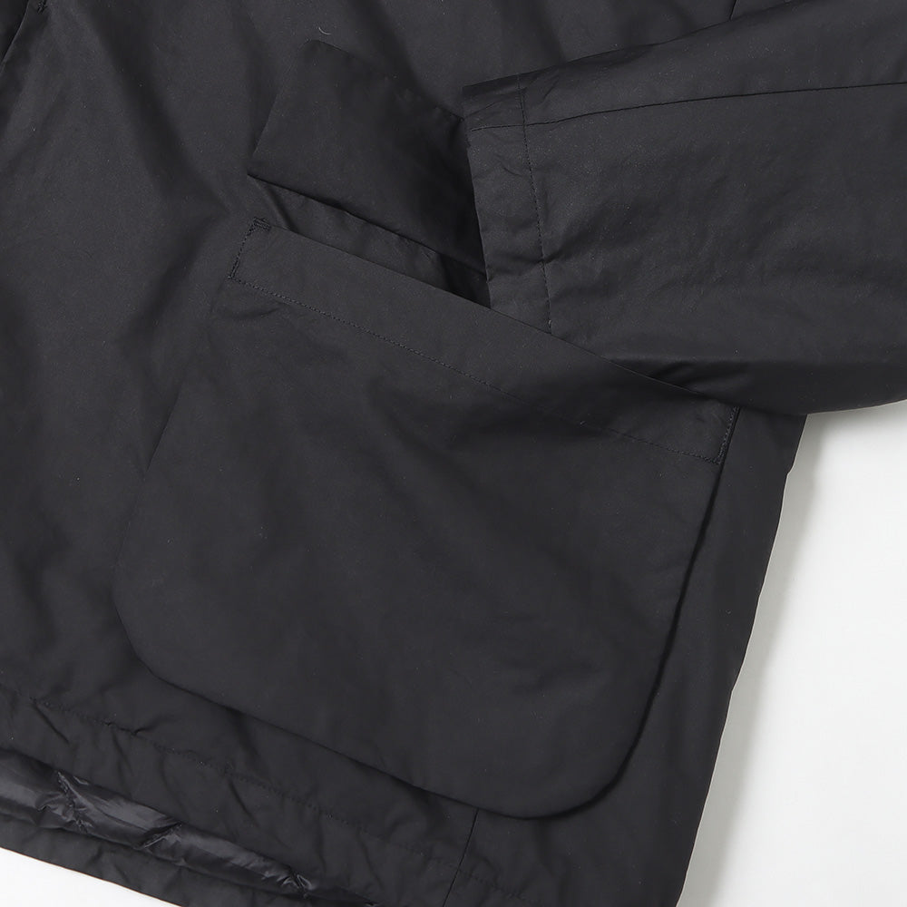 Water-repellent military short down jacket