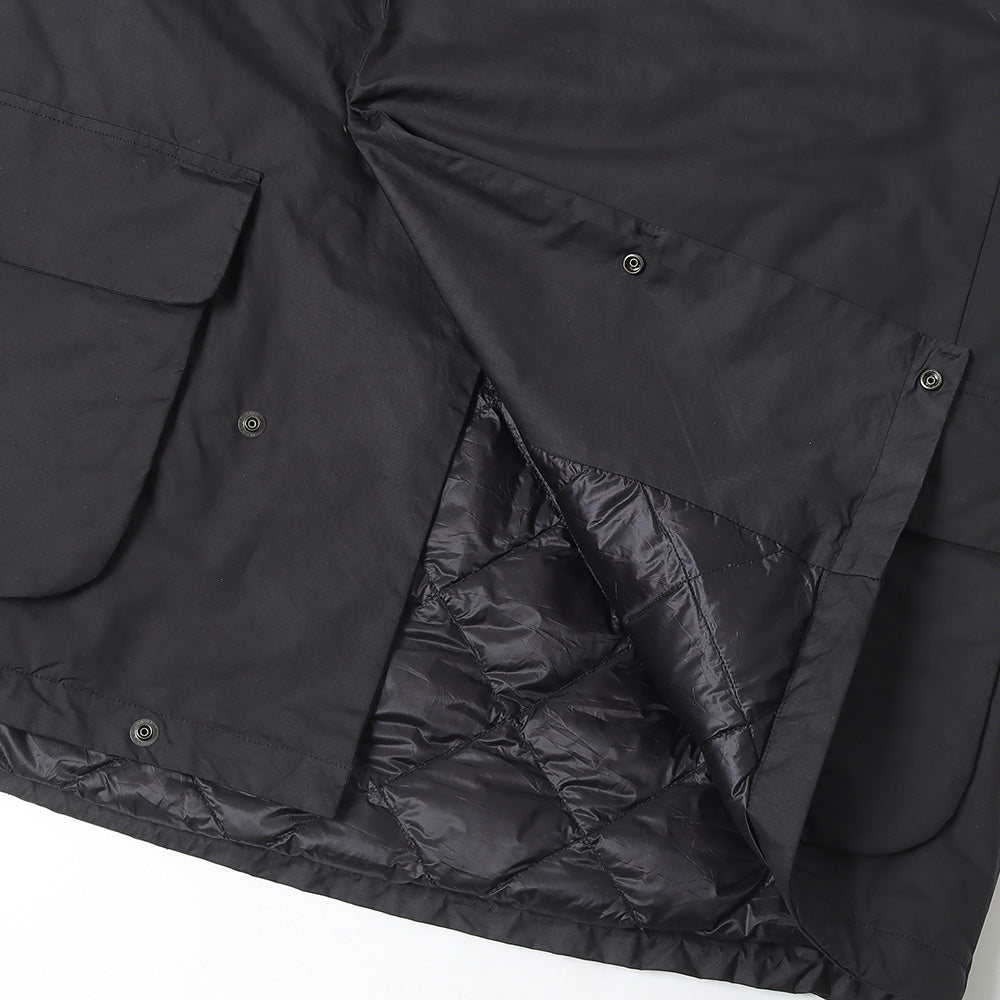 Water-repellent military short down jacket