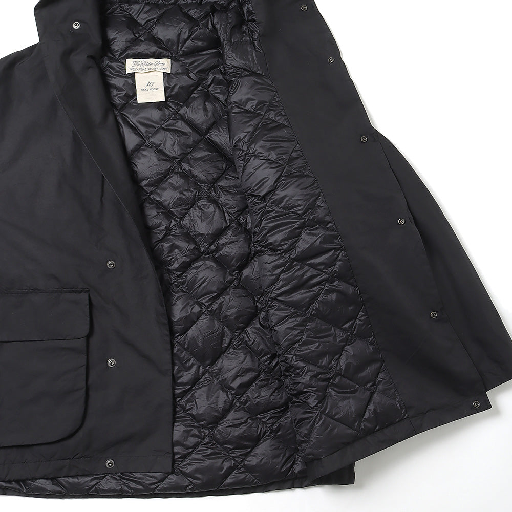 Water-repellent military short down jacket